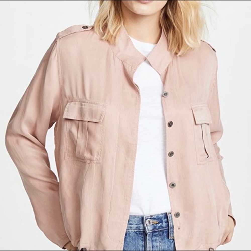 Rails -- Dusty Pink Military Cargo Jacket